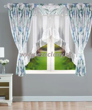Hotový komplet Nikol - závesy + záclona