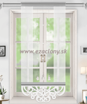 PANEL MAJKA šedý s kryštálikmi 60 x 150 cm
