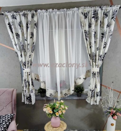Závesový komplet IZABELA - 400 x 160 cm - VZOR 05