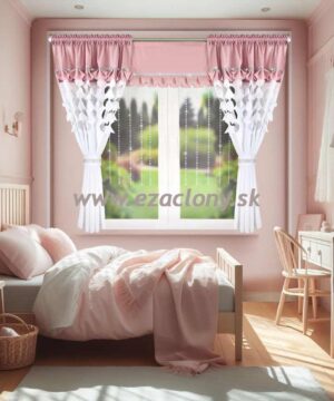 Najnovší model - závesový set s kryštálmi MELODY- ružový