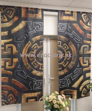 Dlhé závesy THOMAS- 2 x 75 x 175 cm - vzor 01