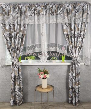 Farebný závesový set ELADA - 400 x 250 cm - VZOR 02