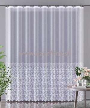 Dlhá žakarová záclona 300 x 250 cm - VZOR 001